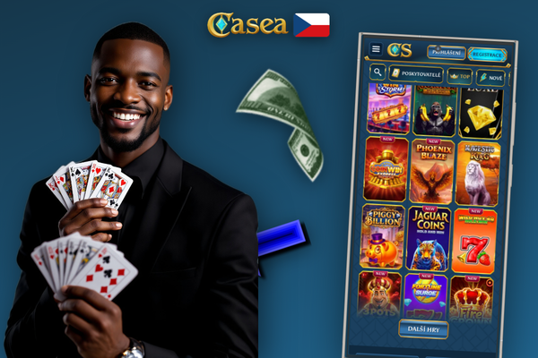 Smartphone s nastavením úložiště před stažením Casea Casino na Android
