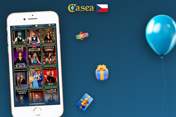 Podpora přes živý chat Casea Casino v mobilní aplikaci s českou vlajkou v rozhraní
