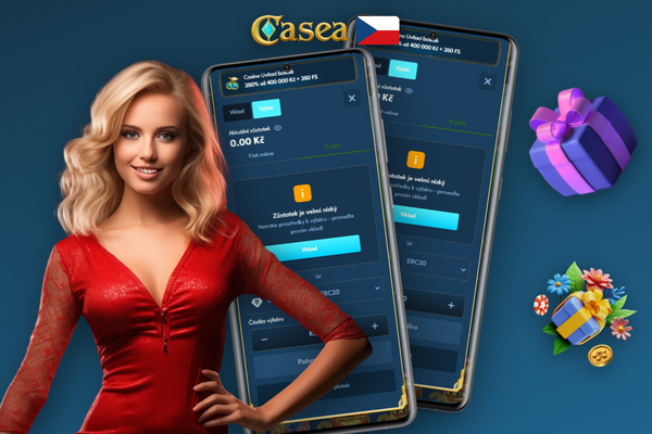 Skenování občanského průkazu pro ověření totožnosti při výběru v Casea Casino