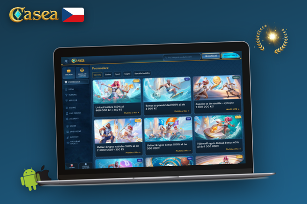 Pokladna Casea Casino s výběrem platební metody a aktivním polem pro bonus kód CASSTAR100