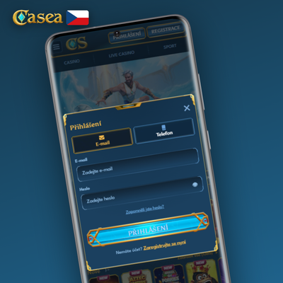 Aktivace uvítacího bonusu při Casea Casino CZ registraci jedním kliknutím