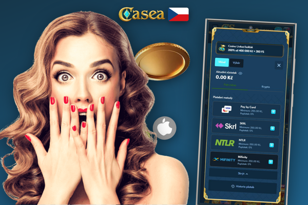 Casea Casino chrání každý vklad SSL šifrováním – vaše platební údaje jsou v bezpečí